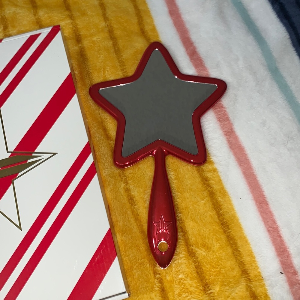 Jeffree Star Red Chrome mirror.